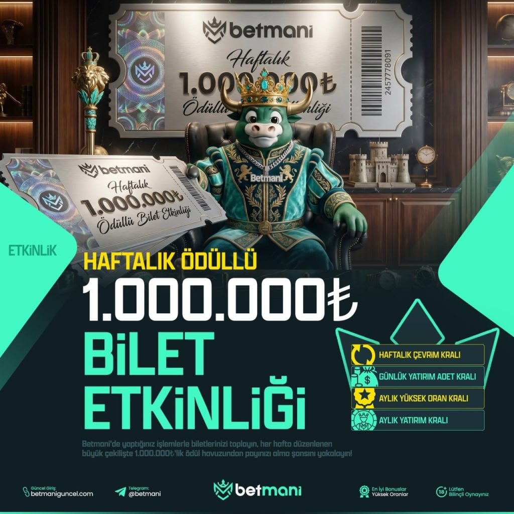 Betmani - Türkiye’nin En Güvenilir Sitesi 3 Betmani Promosyonları