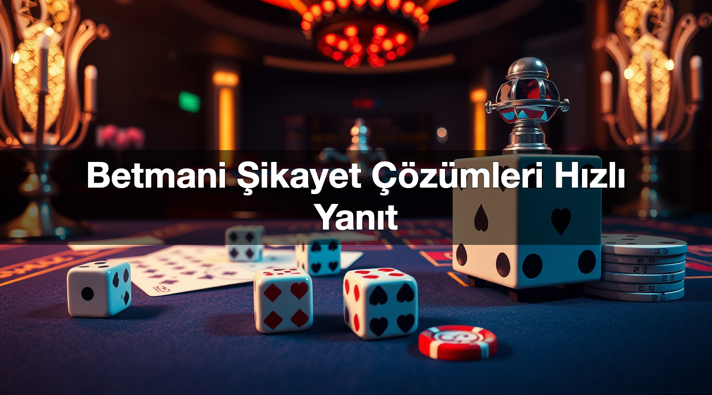 Betmani Şikayet Çözümleri Hızlı Yanıt